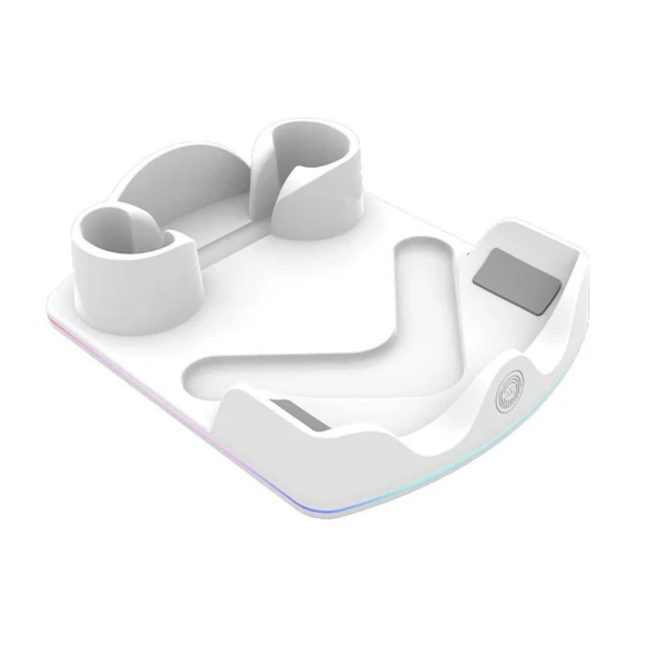 Charging Dock Station with RGB Lighting and Controller Mount — VR Headsets, Bloom Habitat