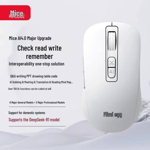 Smart AI Wireless Mouse with Voice Typing and Translation — Trackballs, JDST online