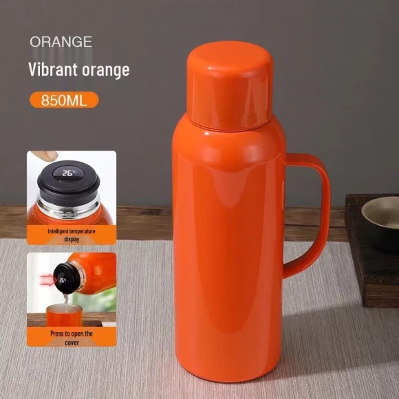 Smart Outdoor Kettle with Tea Separation and Temperature Display — Kettles & Tea Machines, Shengjia