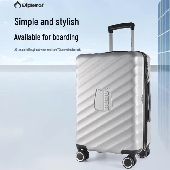 20-inch Pigskin Smart Lock Carry-On Suitcase — Suitcases, Diplomat