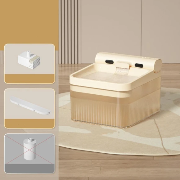 Automatic Cat Water Fountain with Triple Filtration — Fountains, Haven Home