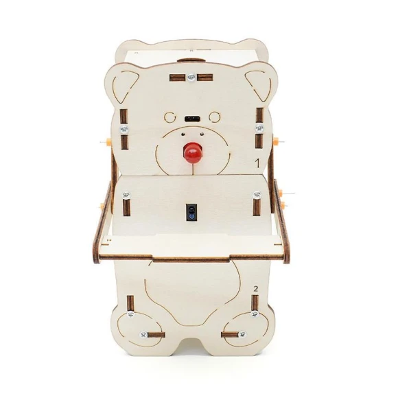 Coin-eating Robot DIY Wood Material Science Experiment Toy — Construction Kits, TinyJoy