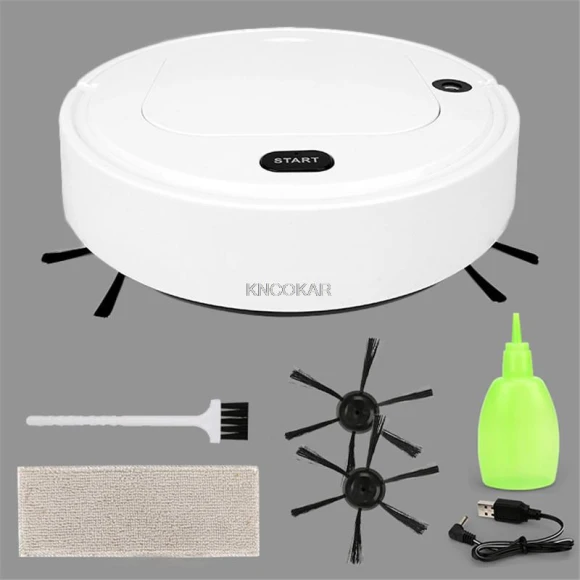 Home Robot Vacuum 3-in-1 with Sprayer — Smart Cleaning Robots, Haven Home