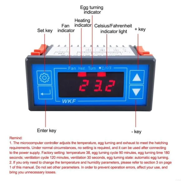 LED Digital Temperature Controller Thermostat — Heaters & Chillers, Darling Home