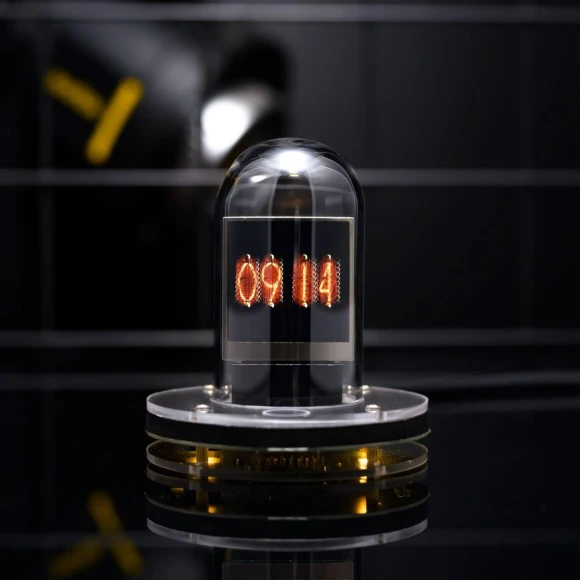 Nixie Tube Alarm Clock with Bitcoin Price Tracker and RGB Lights — Alarms & Clocks, Darling Home