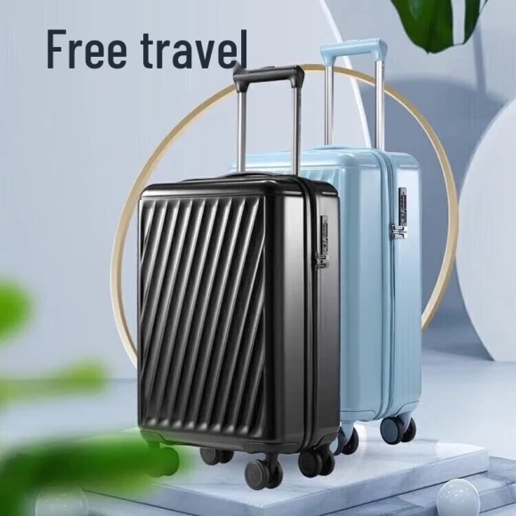Pigskin Smart Lock Travel Suitcase — Luggage Locks, Diplomat
