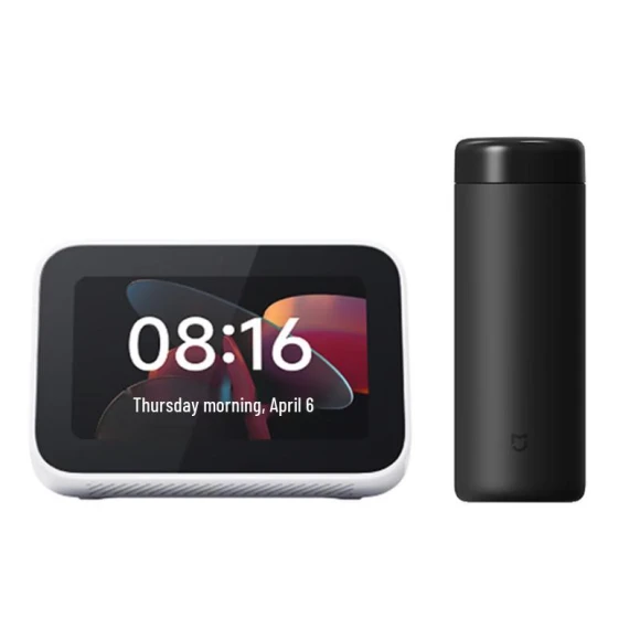 Smart Home Screen Mini with Pocket Thermos Bundle — Home Climate Control, Xiaomi