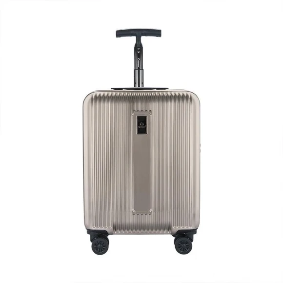 Smart Pigskin Travel Suitcase — Suitcases, Diplomat