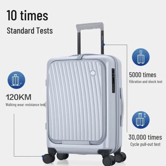 Smart Rechargeable Front-Opening Carry-on — Suitcases, OIWAS
