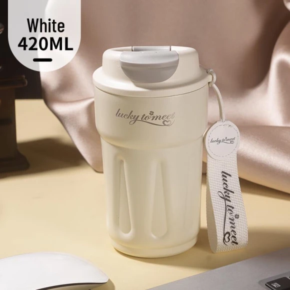 Smart Temperature Display Insulated Coffee Cup — Beverage Warmers, Xihe