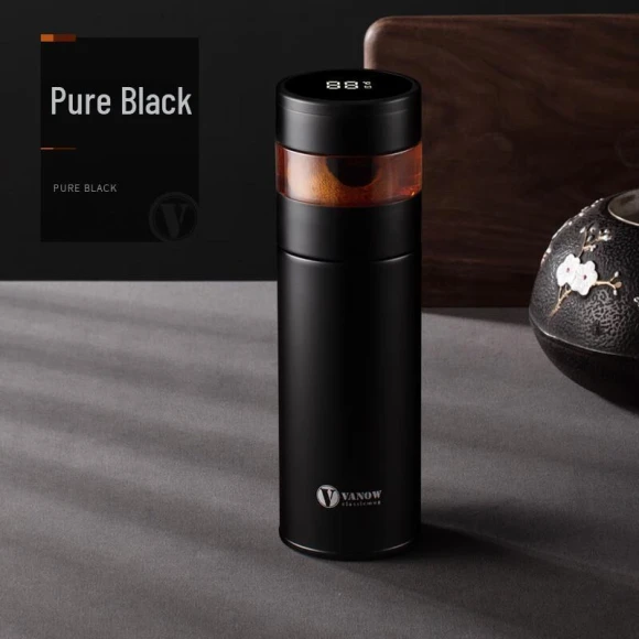 Smart Temperature Display Tea Infuser Insulated Mug — Beverage Warmers, Vanow