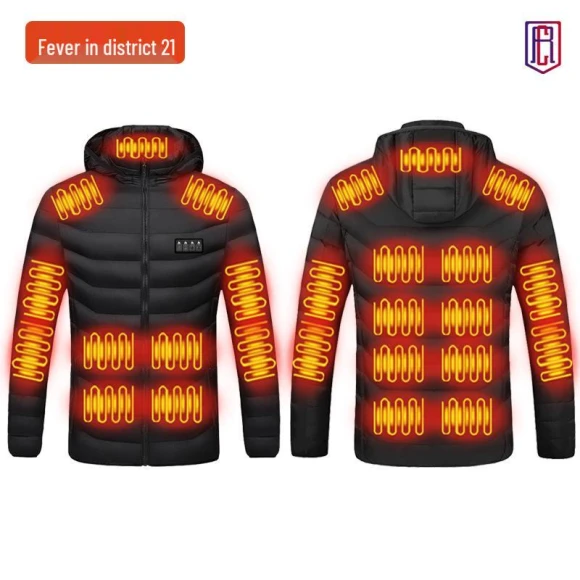 Smart Winter Jacket with Hood — Insulated, UrbanEdge