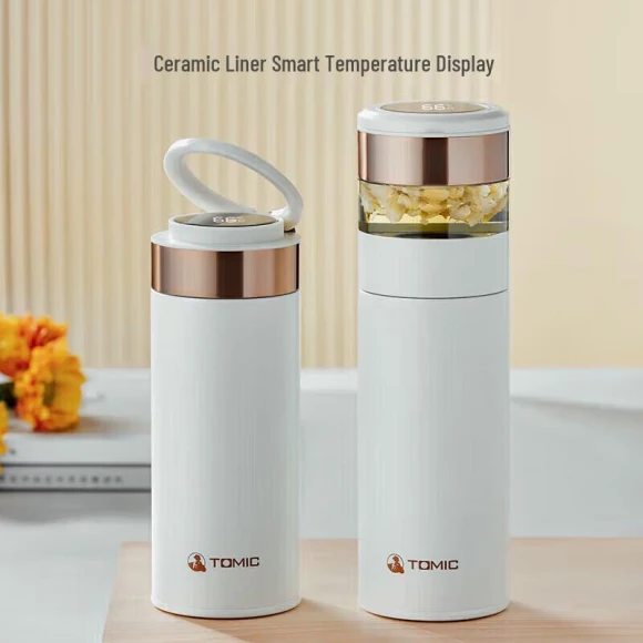 Stainless Steel Insulated Tea Infuser Mug — Beverage Warmers, Temica