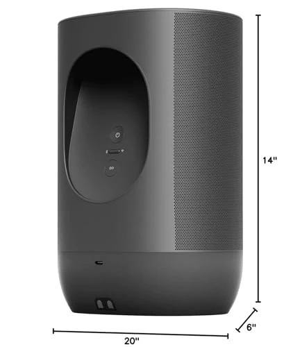 Battery-Powered Smart Wi-Fi and Bluetooth Speaker with Alexa Built-in — Portable Audio, Sonos