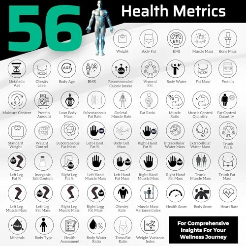 Digital Body Weight Scale — Body Composition Analysis, Dear Household