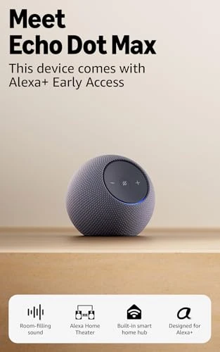 Echo Dot Max Alexa Speaker — Portable Audio, Amazon