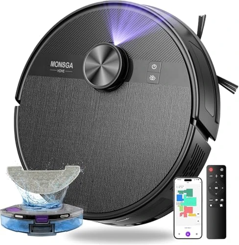 Robot Vacuum and Mop Combo — Smart Cleaning Robots, MONSGA