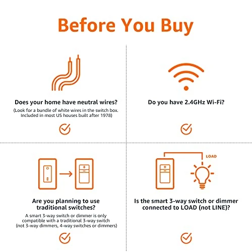Smart Dimmer Switch — Ceiling Fan Wall Controls, Amazon Basics