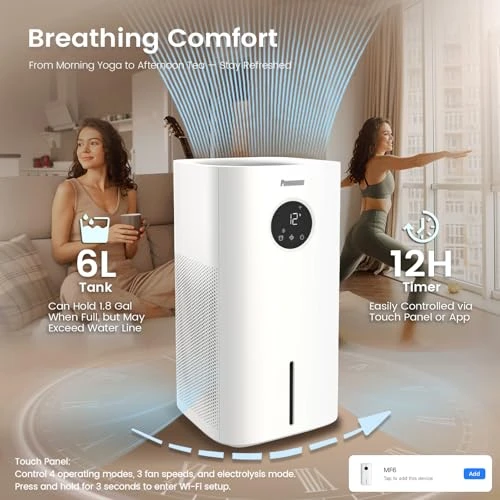 Smart Evaporative Humidifier — Air Moisturizers, PowerScale