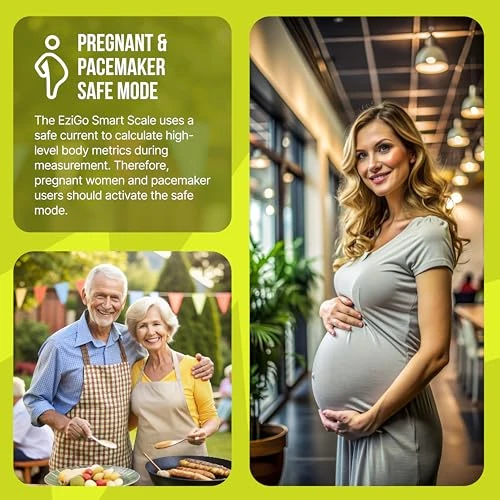 Smart Scale for Body Weight with 25 Health Metrics — Weight Management Tools, EziGo