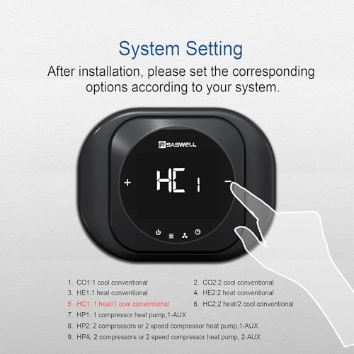 Smart WiFi Thermostat — Smart Climate Control, SASWELL