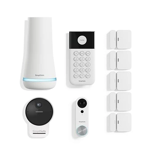 Wireless Home Security System with Outdoor Camera and Wired Video Doorbell — Smart Home Security, SimpliSafe