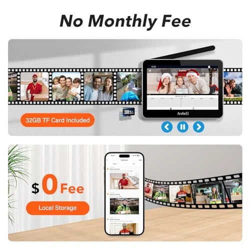 Wireless Smart Video Doorbell Intercom System — Smart Home Security, ACEBELL