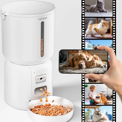 Automatic Pet Feeder with Camera — Automatic Feeders, YIZFERN