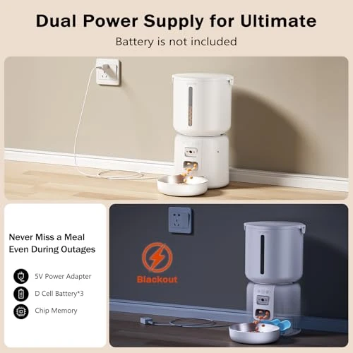 Automatic Pet Feeder with Camera — Automatic Feeders, YIZFERN