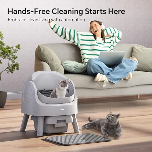 Automatic Self Cleaning Litter Box — Waste Bins, Mimfam