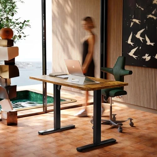 Electric Standing Desk Adjustable Height — Mounts, HUANUO