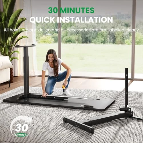 Electric Standing Desk Adjustable — Mounts, SIAGO