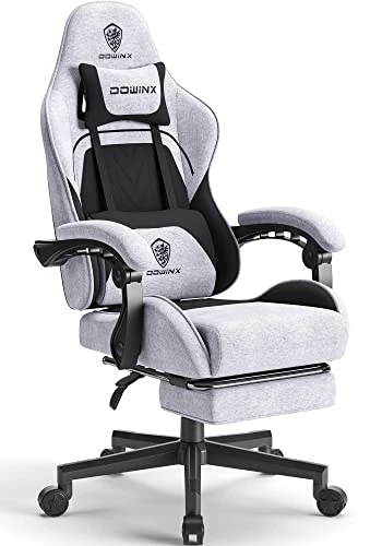 Gaming Chair with Massage and Footrest — Gaming Chairs, Dowinx