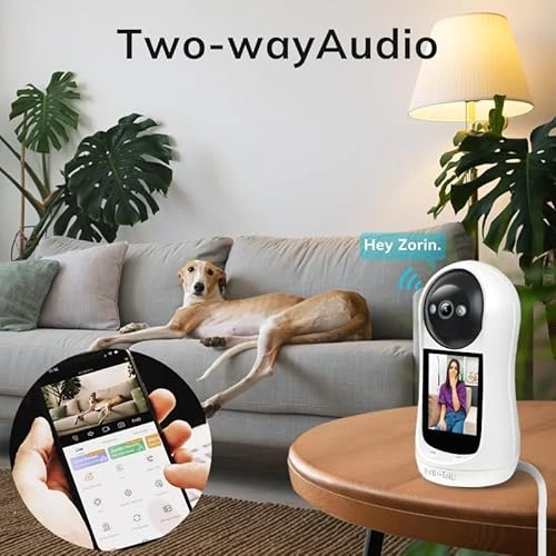 Indoor Smart Camera with 360° Vision, Motion Tracking, 2-Way Audio, and Treat Toss — Cameras & Monitors, Bobotails