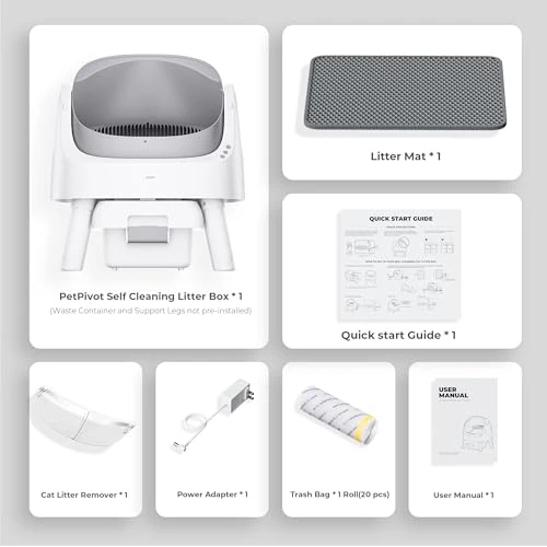 Self Cleaning Cat Litter Box — Waste Bins, PetPivot