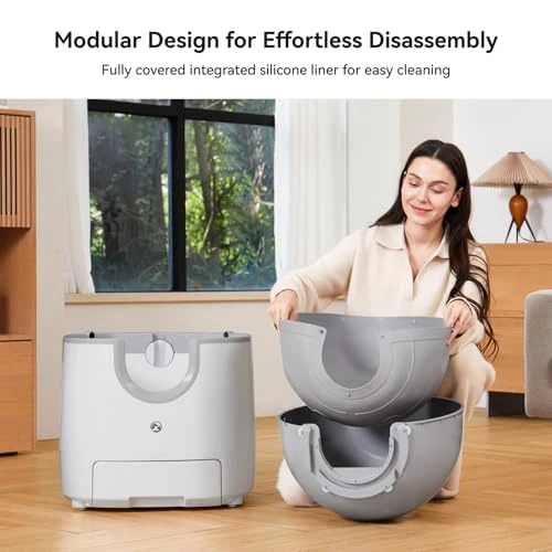 Self-Cleaning Cat Litter Box — Waste Bins, FuroomateCare