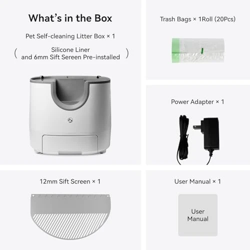 Self-Cleaning Cat Litter Box — Waste Bins, FuroomateCare