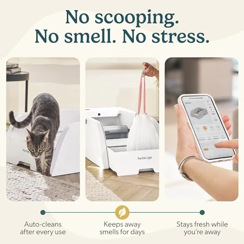 Self Cleaning Litter Box with Auto Safety Sensors — Waste Bins, PetCove