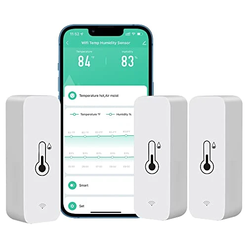 WiFi Hygrometer Thermometer Sensor — Home Climate Control, PHOVOLT