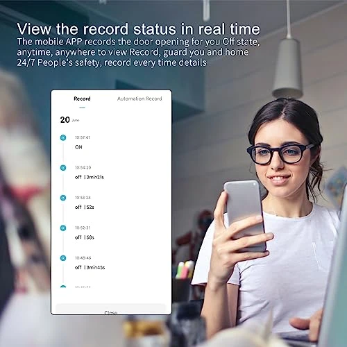2-Pack Smart Door and Window Sensor — Smart Home Security, XFOX