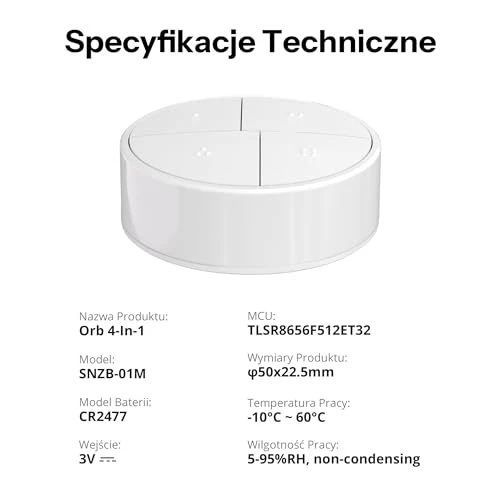 4-in-1 Zigbee Smart Scene Button — Smart Home Hubs & Controllers, Sonoff