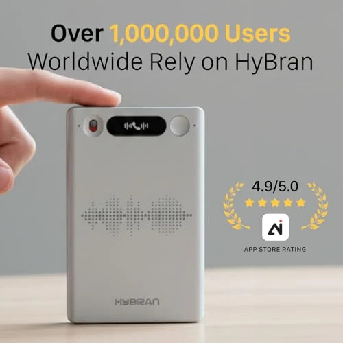 AI Voice Recorder for Phone Calls, Meetings & Lectures — Voice Recognition & Productivity Software, Hybran
