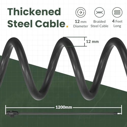 Bike Lock Cable — Cable, Titanker
