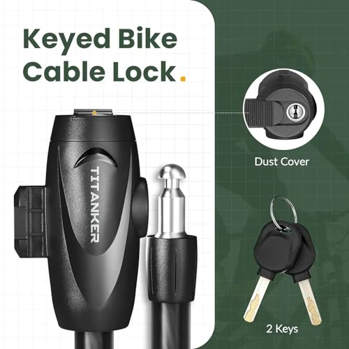 Bike Lock Cable — Cable, Titanker