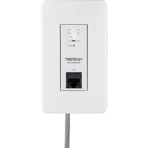 Dual Band WiFi 6 PoE In-Wall Access Point — Routers, TRENDnet