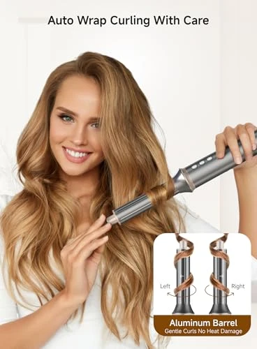 High Speed Hair Dryer Brush Styler Set — Hot-Air Brushes, TRANXPHIT