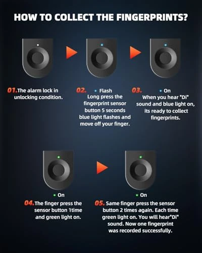 Motorcycle Disc Brake Lock with Alarm — Discs, YBLNTEK