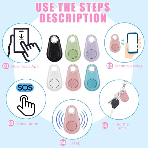 Portable GPS Tracking Anti Loss Smart Device Key Finder Locator — Item Locators, Flutesan