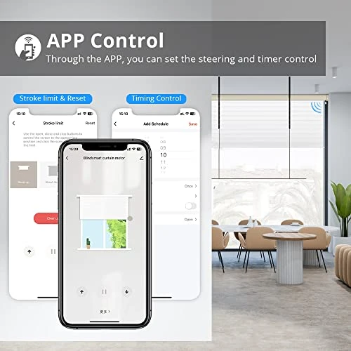 Smart Blinds Motor for Tubular Roller Shades — Top Motor, Blindsmart