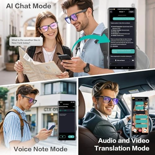 Smart Glasses with AI Translation and Bluetooth — Smart Glasses, EarlySincere